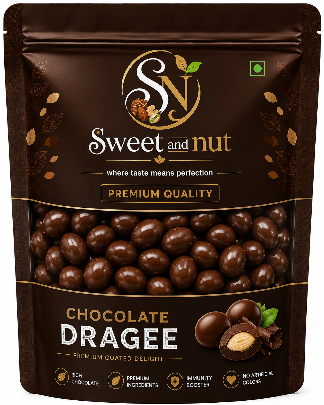 Chocolate Almond Dragees